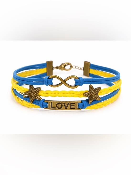 infinity star Jewelry - Love Infinity Star Braided Bracelet with Adjustable clasp.